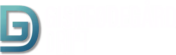 Logo for Giskeødegård Drift – lasergravering og minneplater